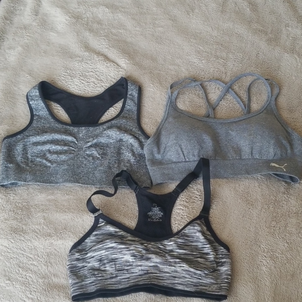 Sports bra bundle champion, puma, new balance